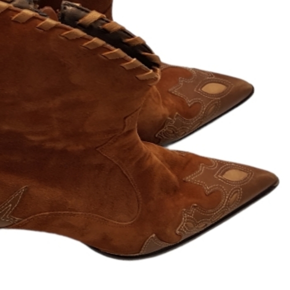 Antonio Melani- Western Ankle Boots - Picture 11 of 12